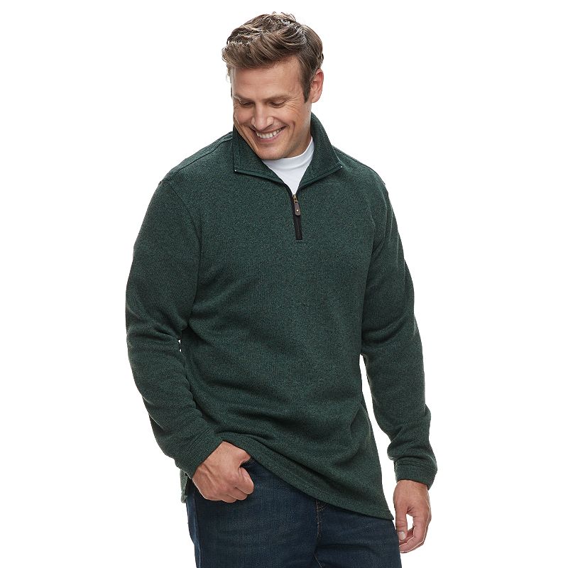 UPC 014782698461 - Big & Tall Haggar Marled Sweater Fleece Quarter-Zip ...