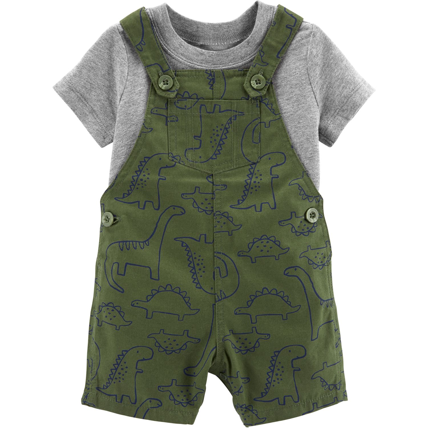 olive green baby boy outfit