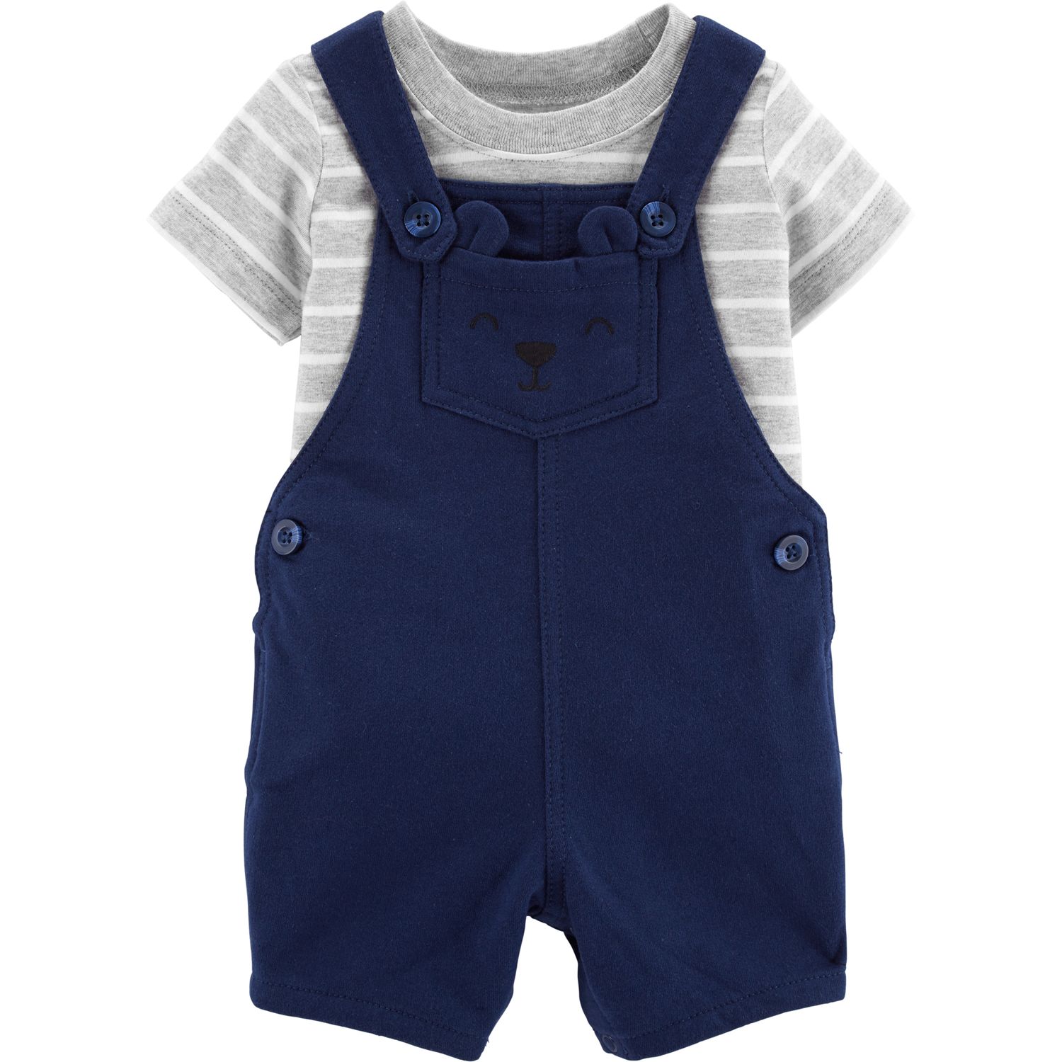 Baby Boy Carter's Tee & Shortalls Set