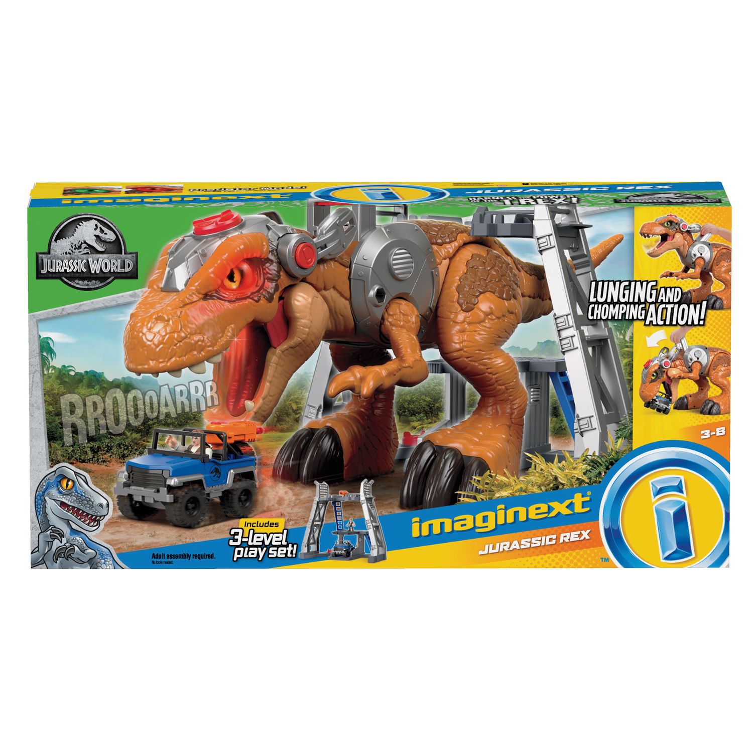 imaginext t rex jurassic world