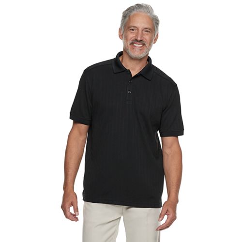 Men's Haggar® Cool 18® RegularFit Textured Performance Polo