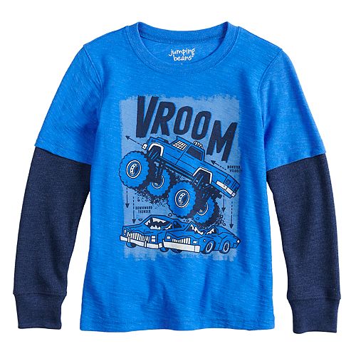 Boys 4-12 Jumping Beans® Thermal Mock Layer Graphic Tee