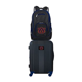 Auburn Tigers Wheeled Carry-On Luggage & Backpack Set