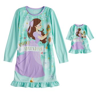 Disney's The Nutcracker and the Four Realms Girls 4-12 Clara Nightgown & Matching Doll Nightgown