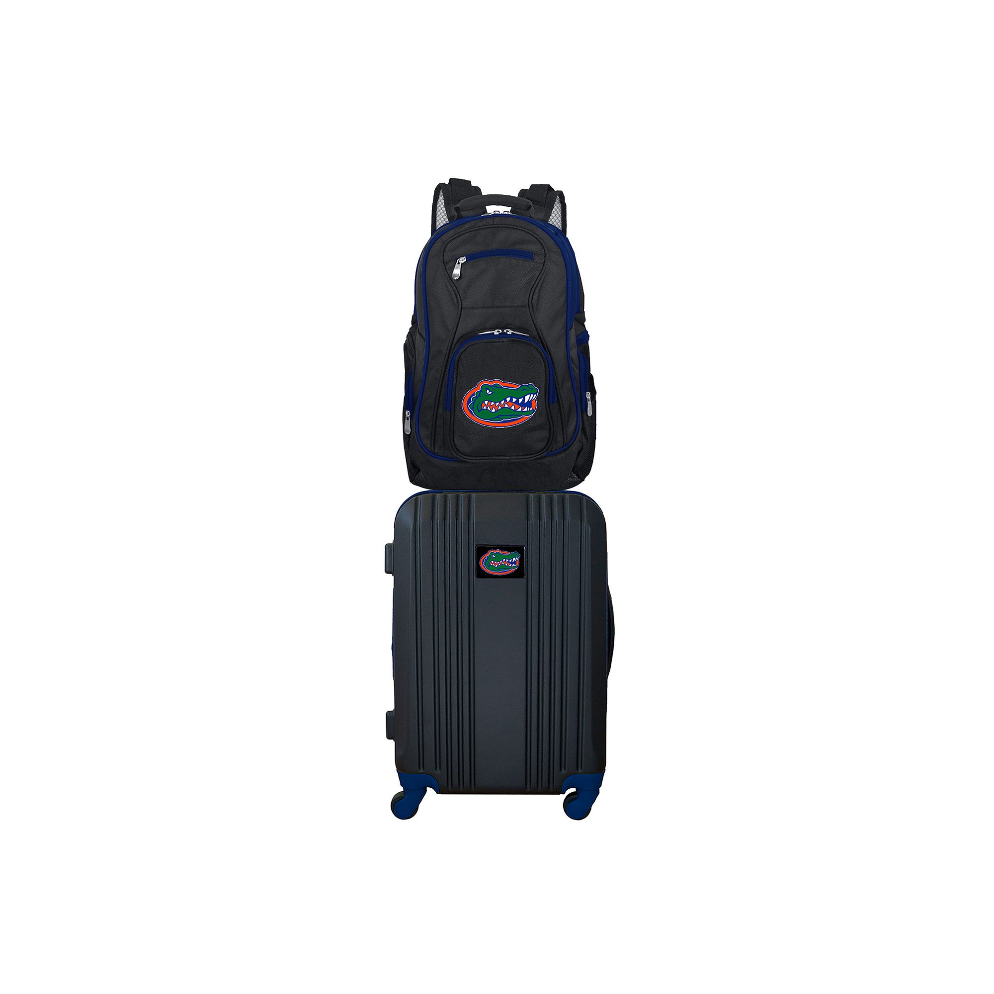 Florida Gators Wheeled Carry-On Luggage & Backpack Set, Black
