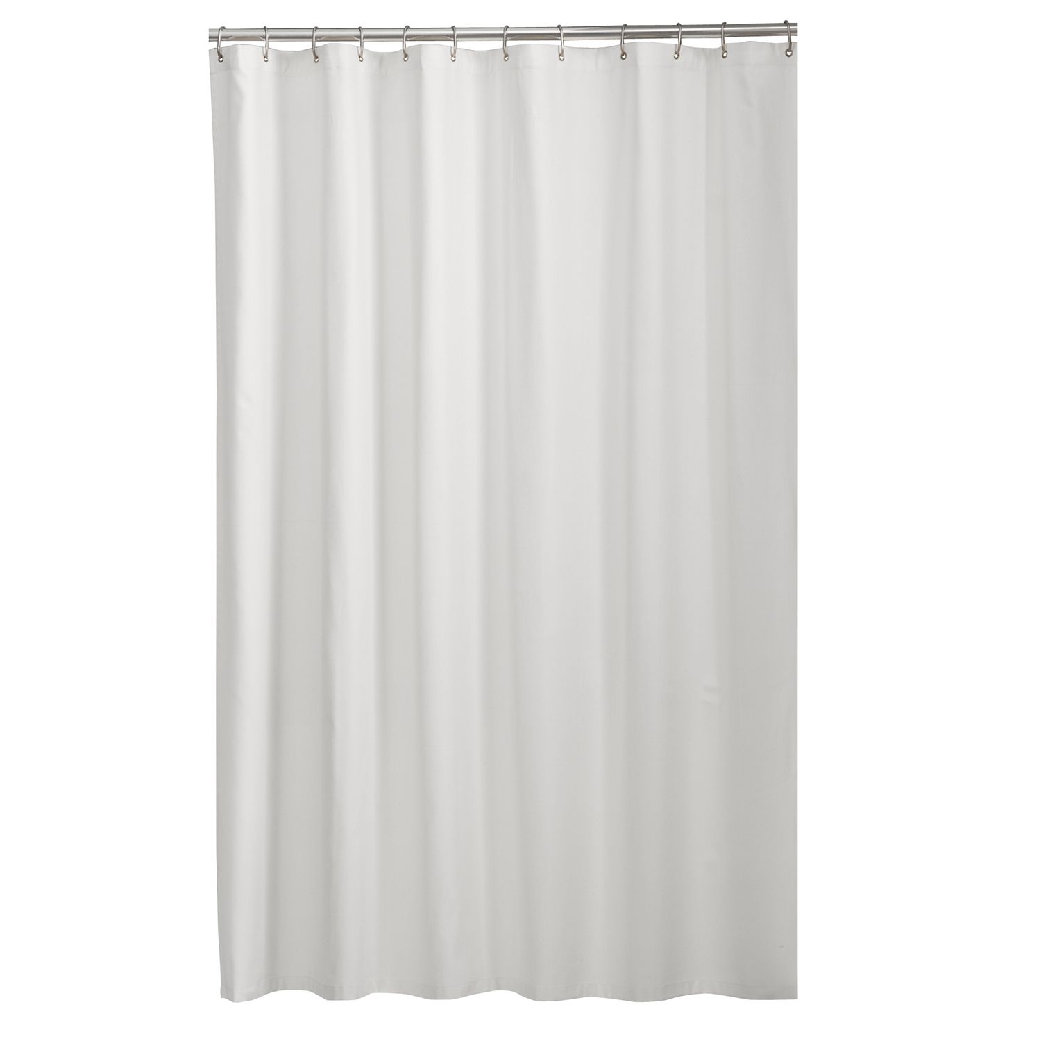 white pattern shower curtain