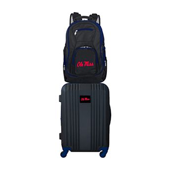 Ole Miss Rebels Wheeled Carry-On Luggage & Backpack Set