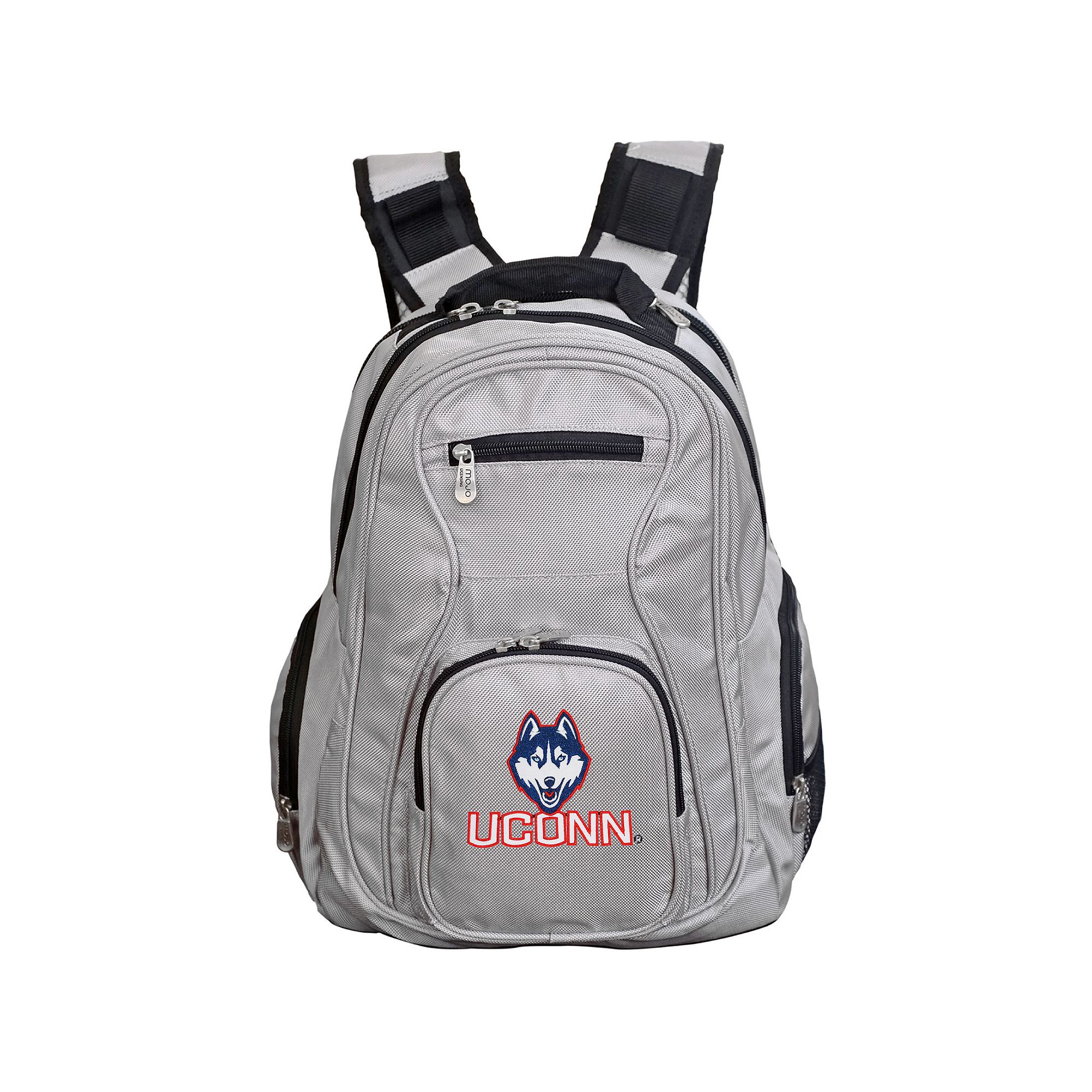 UConn Huskies Premium Laptop Backpack, Gray