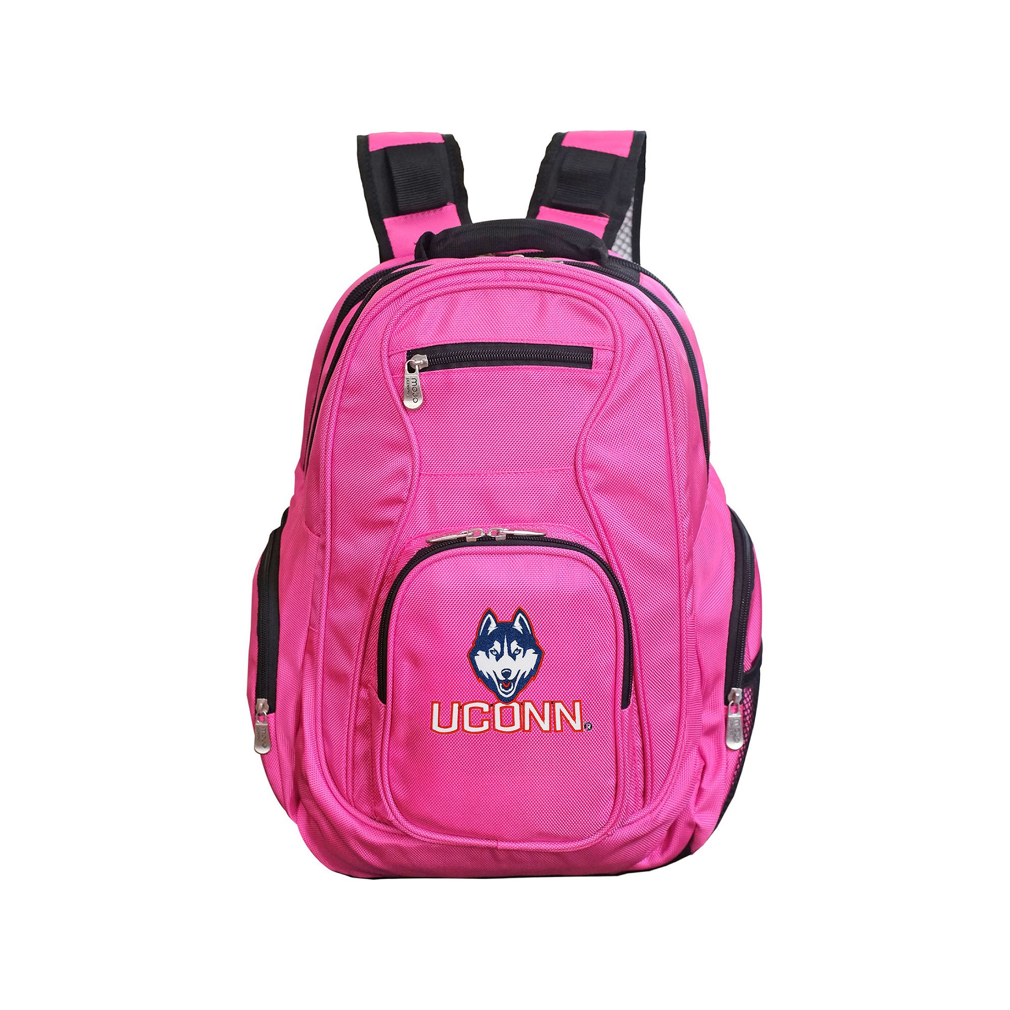 UConn Huskies Premium Laptop Backpack, Pink
