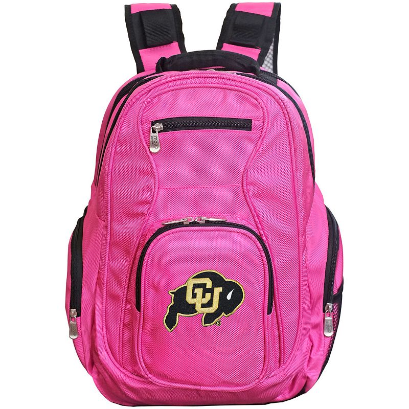 Colorado Buffaloes Premium Laptop Backpack, Pink