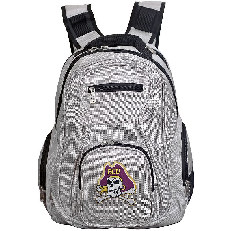East Carolina Pirates Premium Laptop Backpack, Grey