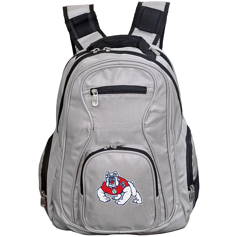 Fresno State Bulldogs Premium Laptop Backpack, Grey