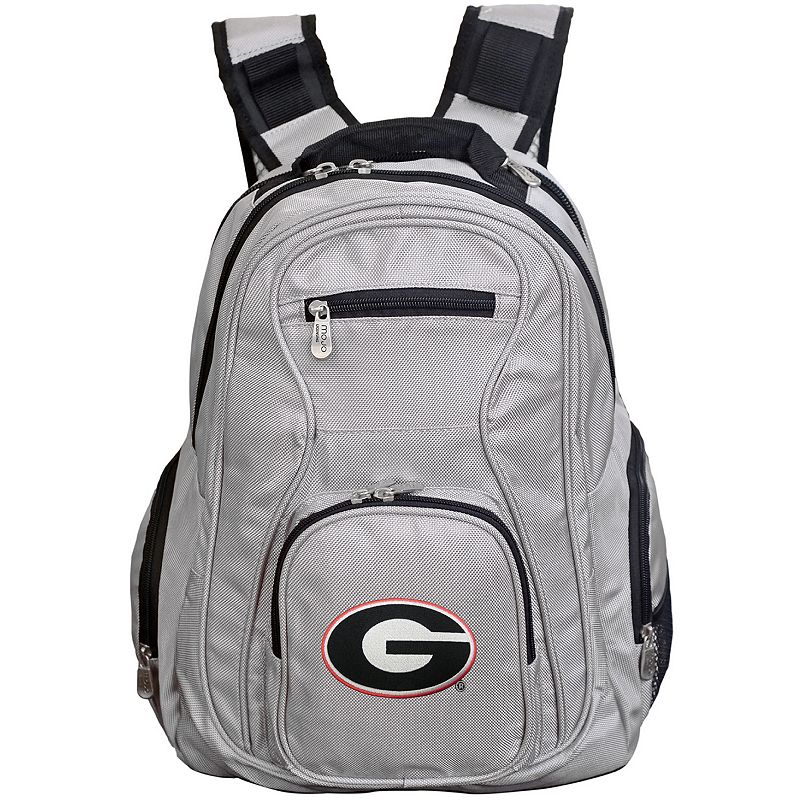 Georgia Bulldogs Premium Laptop Backpack, Grey