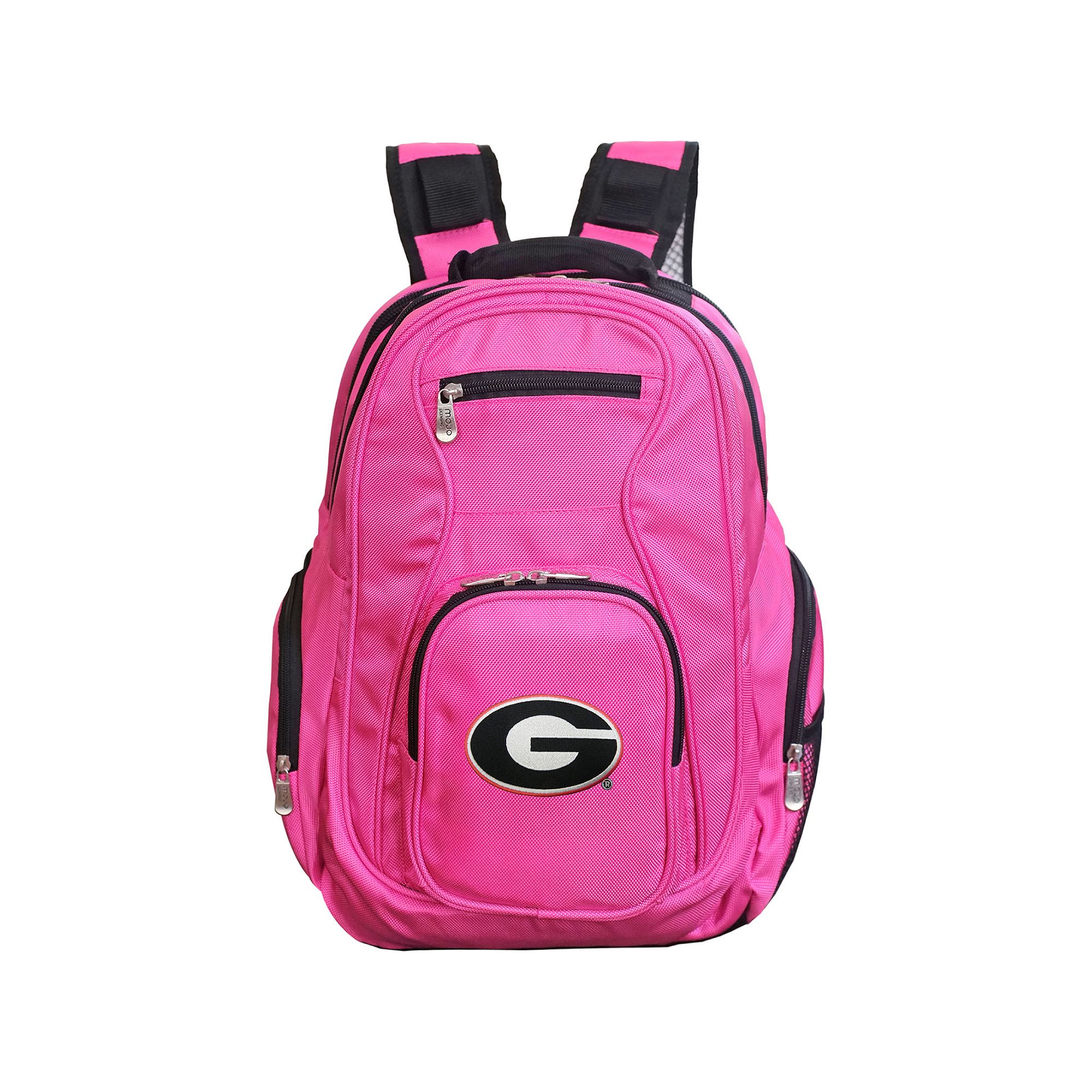 Georgia Bulldogs Premium Laptop Backpack, Pink