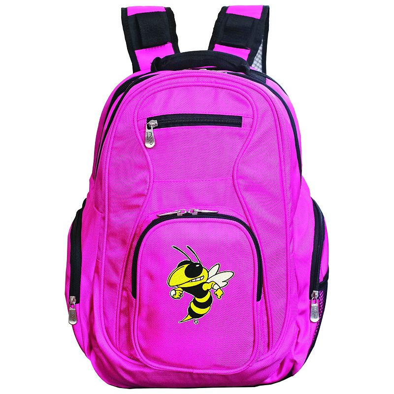 Georgia Tech Yellow Jackets Premium Laptop Backpack, Pink