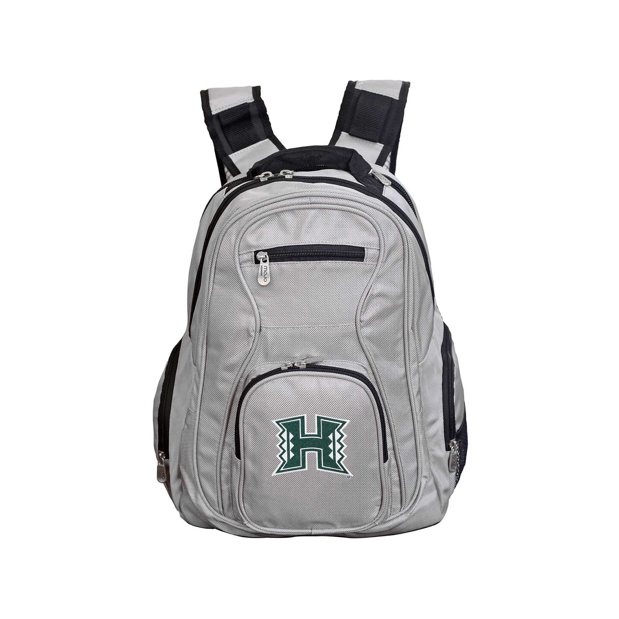 Hawaii Warriors Premium Laptop Backpack, Hwi Gray