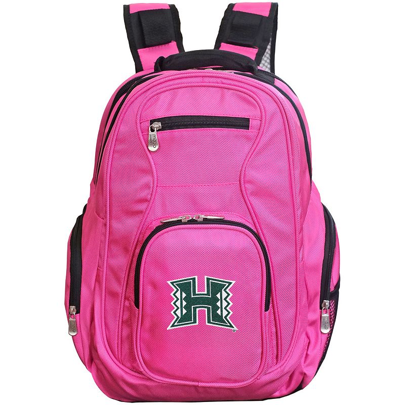 Hawaii Warriors Premium Laptop Backpack, Pink