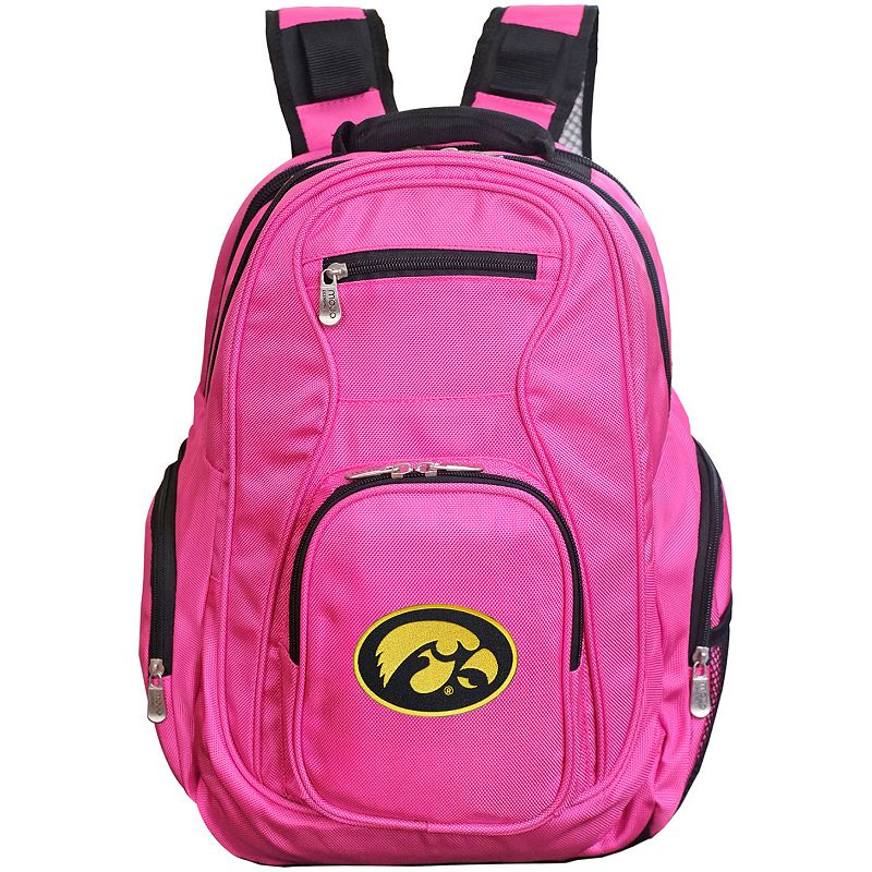 Iowa Hawkeyes Premium Laptop Backpack, Pink