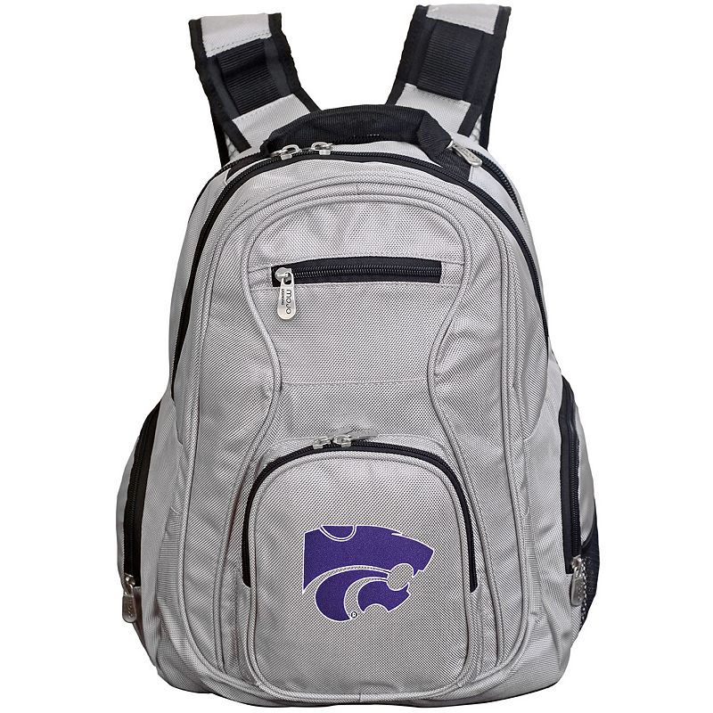 Kansas State Wildcats Premium Laptop Backpack, Grey
