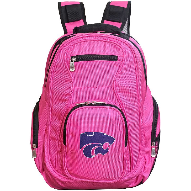 Kansas State Wildcats Premium Laptop Backpack, Pink