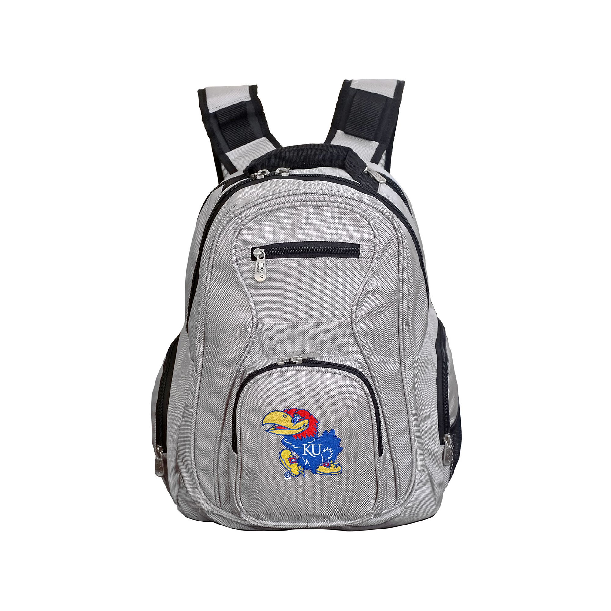 Kansas Jayhawks Premium Laptop Backpack, Gray