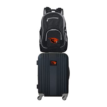 Oregon State Beavers Wheeled Carry-On Luggage & Backpack Set