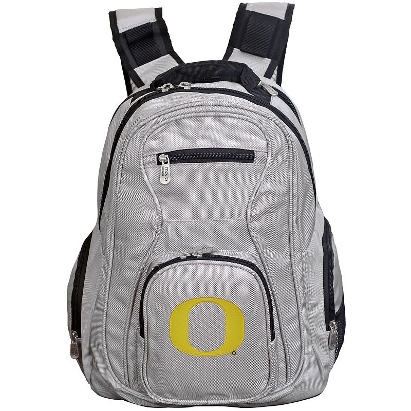 Oregon Ducks Premium Laptop Backpack, Gray