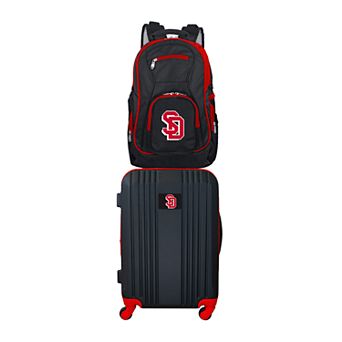 South Dakota Coyotes Wheeled Carry-On Luggage & Backpack Set