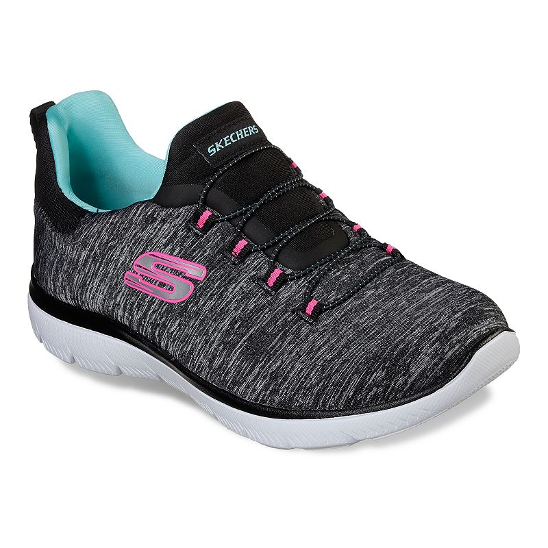 Skechers Women s Sport Summits Quick Getaway Slip-on Athletic Sneaker (Wide Widths Available)