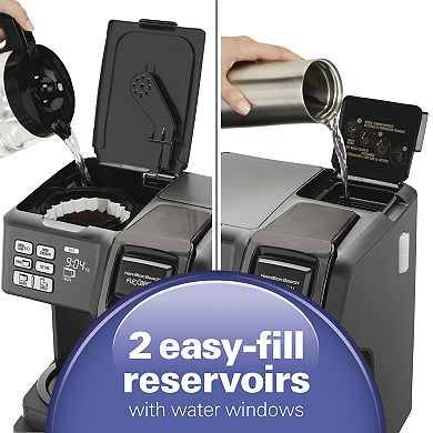 Hamilton Beach FlexBrew 2-Way Black Stainless Coffee Maker