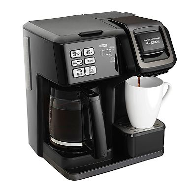 Hamilton Beach FlexBrew 2-Way Black Stainless Coffee Maker