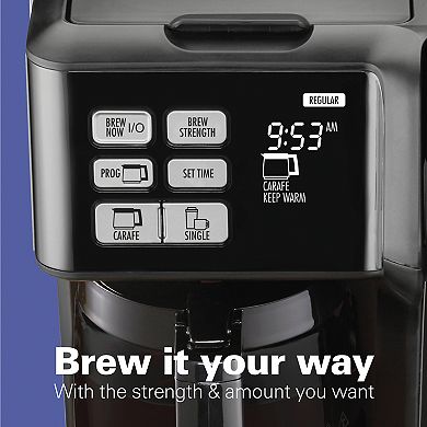 Hamilton Beach FlexBrew 2-Way Black Stainless Coffee Maker