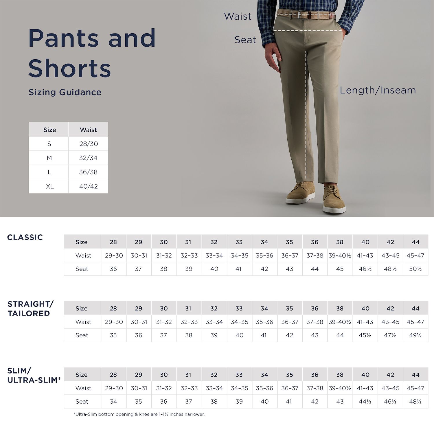 Haggar Heren Premium No Iron Classic Fit Uitbreidbaar Taille Plain