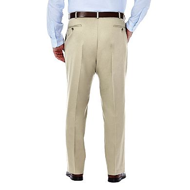 Big & Tall Haggar Premium Stretch No-Iron Khaki Flat-Front Pants