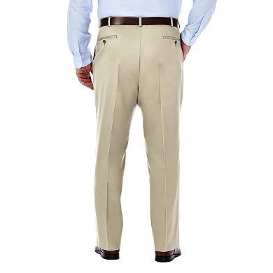Big & Tall Haggar® Premium Stretch No-Iron Khaki Flat-Front Pants