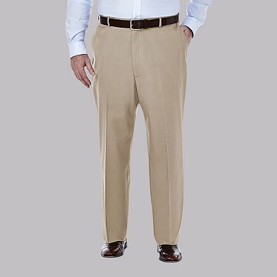 Big Tall Haggar® Premium No-Iron Khaki Stretch Classic-Fit Flat
