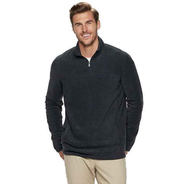 Big & Tall Croft & Barrow® Classic-Fit Extra-Soft Arctic Fleece Quarter ...