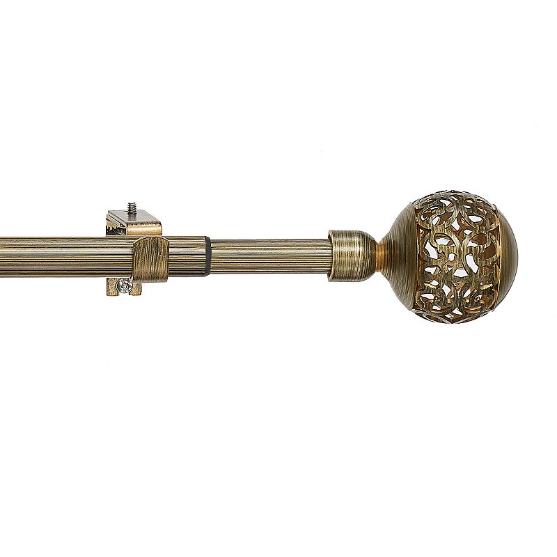 Achim Buono II Decorative Rod & Finial Filigree, Multicolor, 66-120