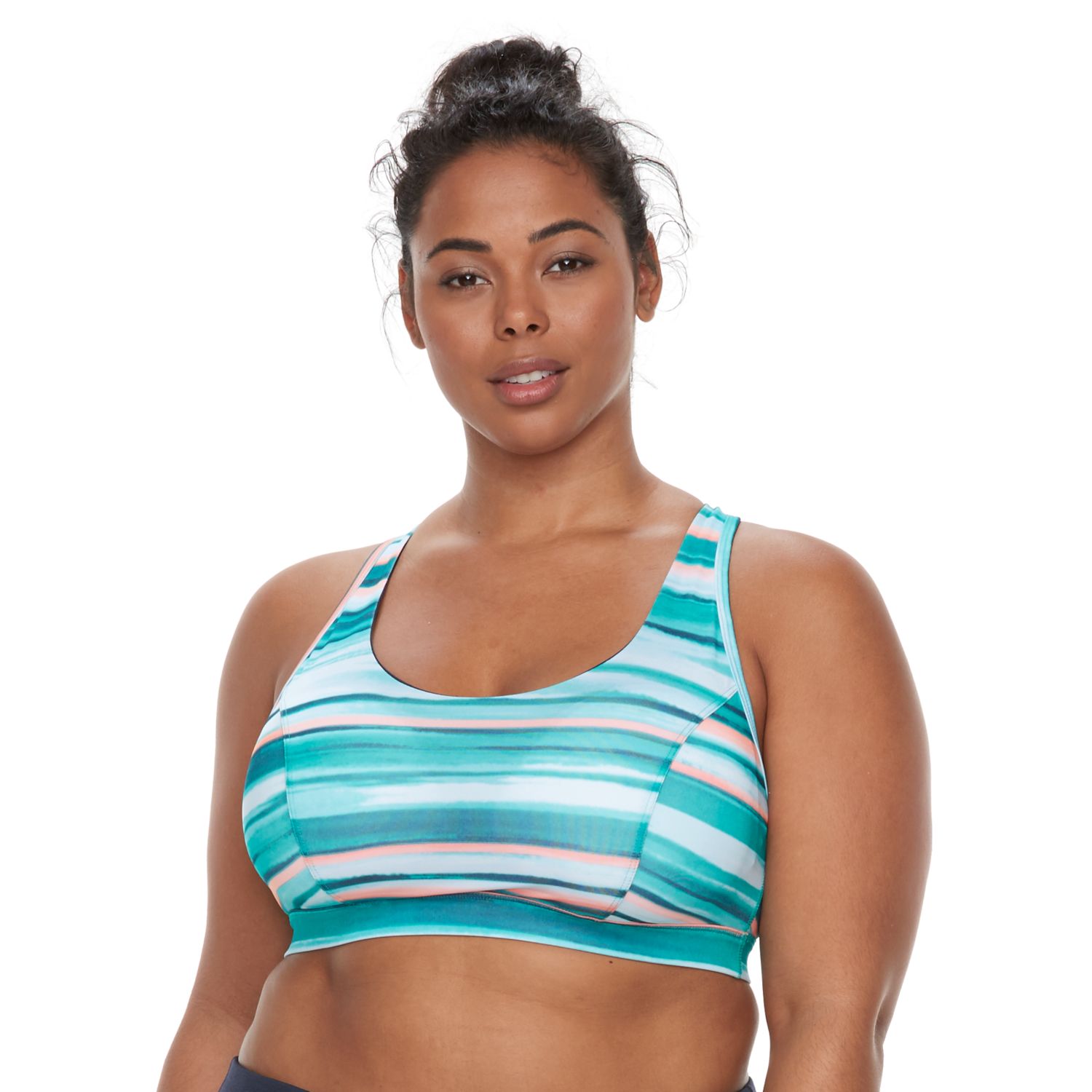 tek gear plus size sports bra