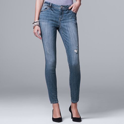 vera wang skinny jeans