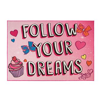 Nickelodeon JoJo Siwa ''Follow Your Dreams'' Rug - 4'6'' x 6'6''