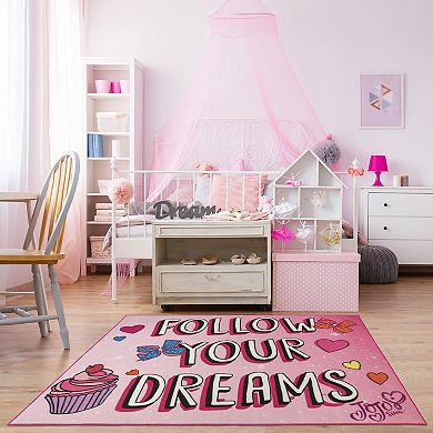 Nickelodeon JoJo Siwa ''Follow Your Dreams'' Rug - 4'6'' x 6'6''