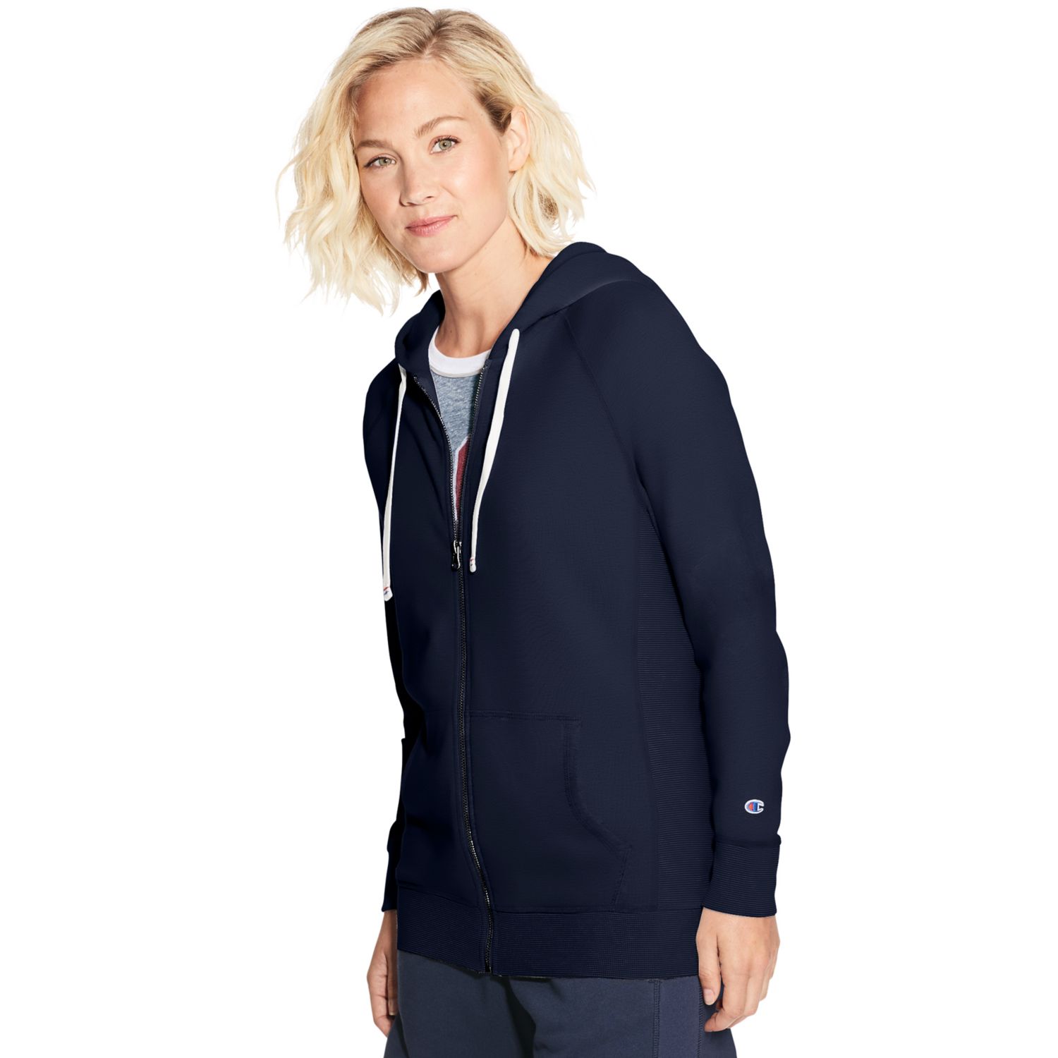 champion women's zip up hoodie