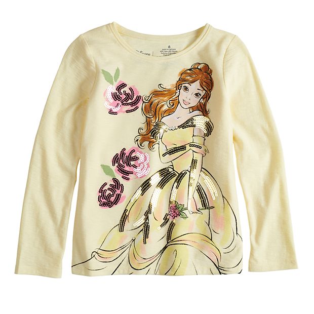 Girls Long Sleeve Beauty Graphic Tee