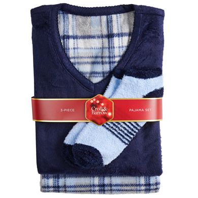 Women's Croft & Barrow® Minky Fleece 3-piece Pajama Set