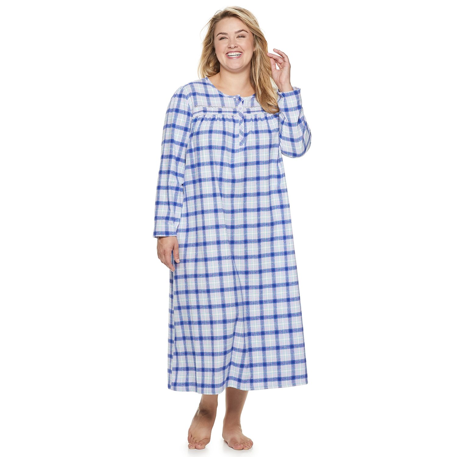 flannel sleeveless nightgown