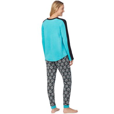 Women's Cuddl Duds Wonderland 3-piece Microfleece Pajama Set