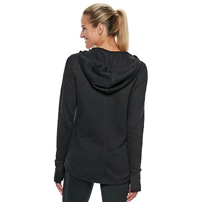 Women s Tek Gear Ultrasoft Fleece Thumb Hole Hoodie