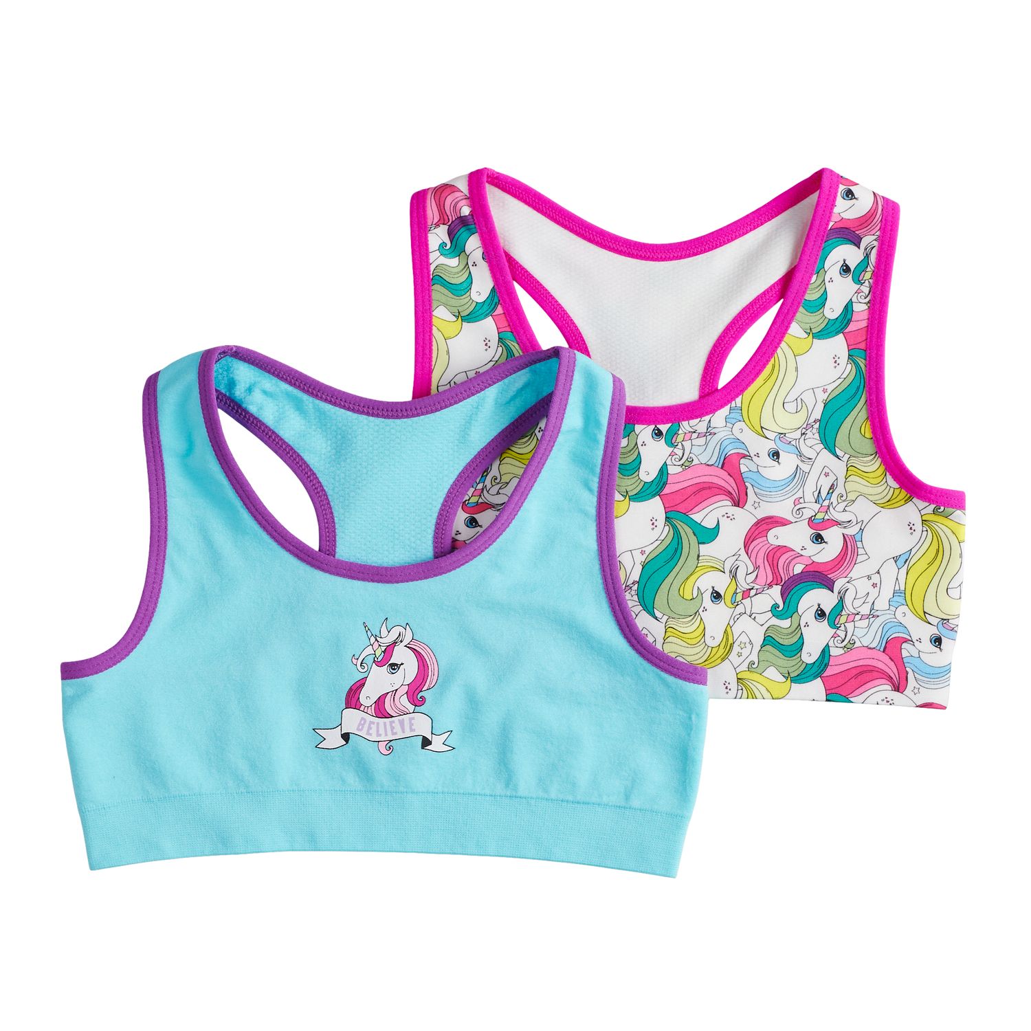 unicorn sports bra