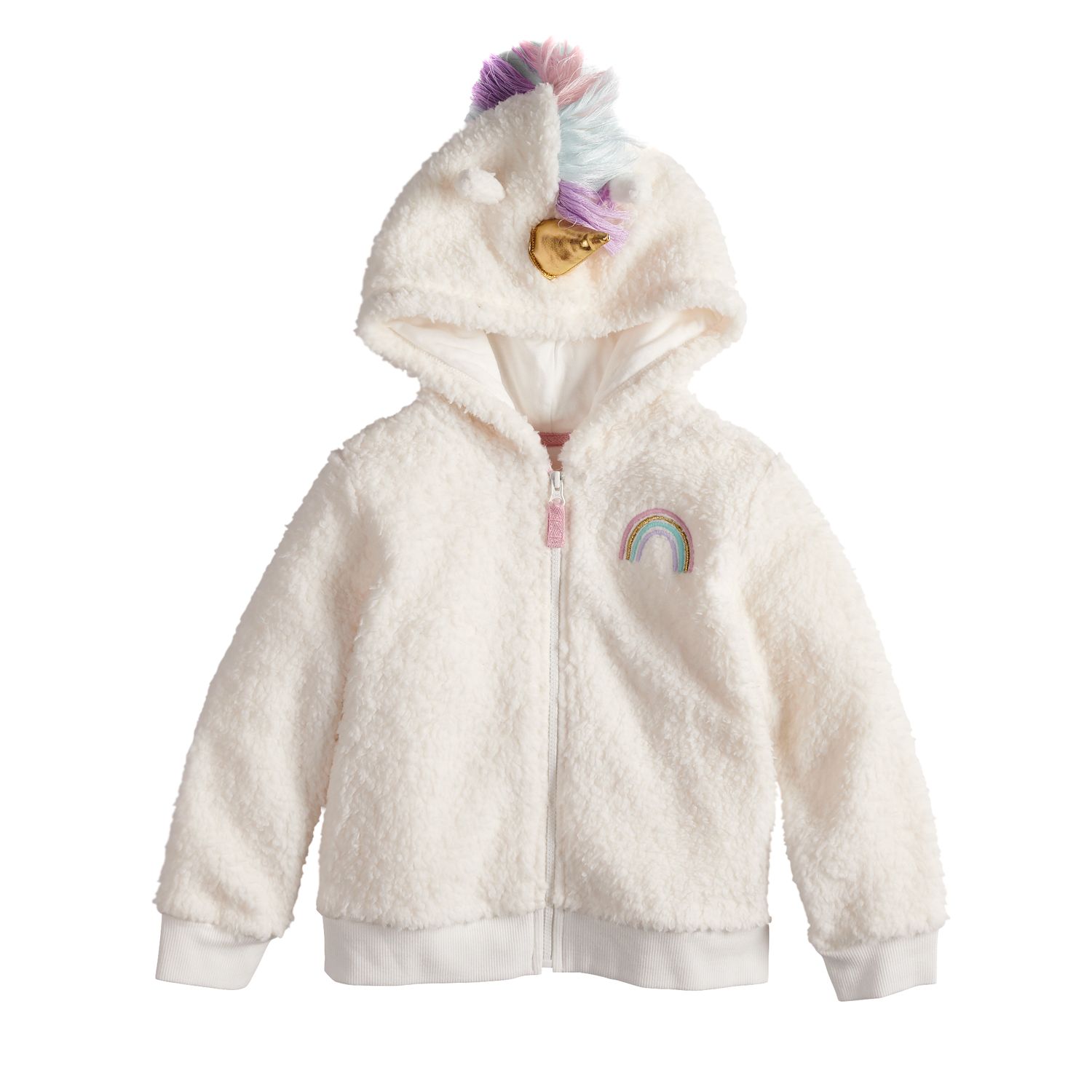 unicorn fleece jacket